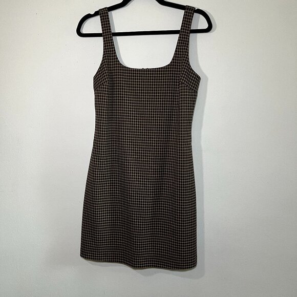 Banana Republic Plaid Mini Dress Size 0 - Picture 1 of 5